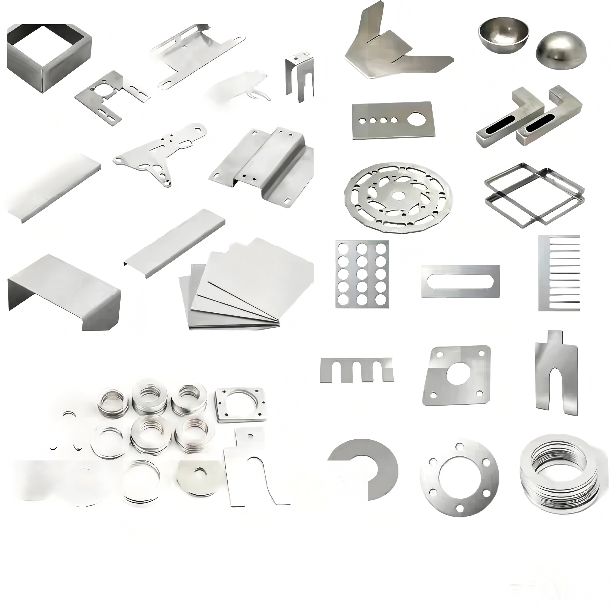 Laser cut metal parts