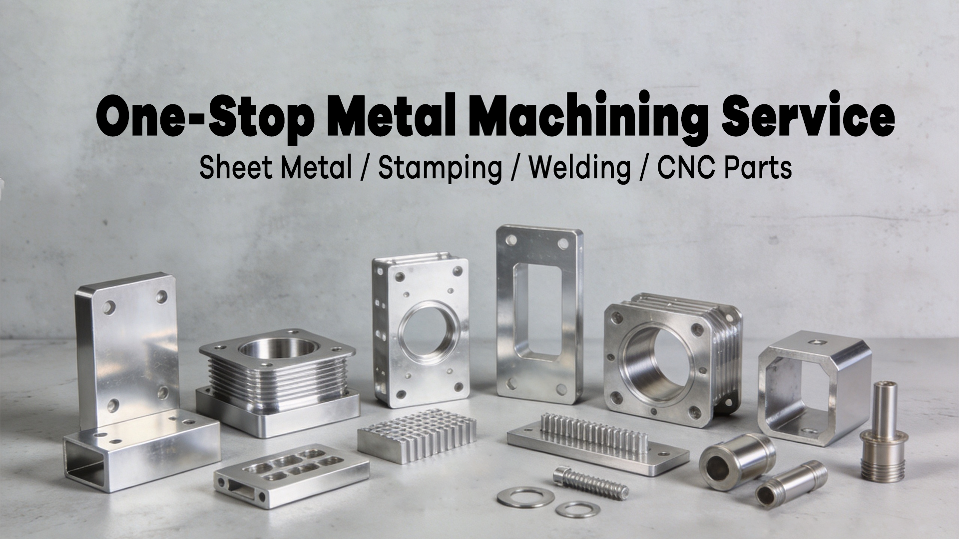 One-stop metal machining service banner