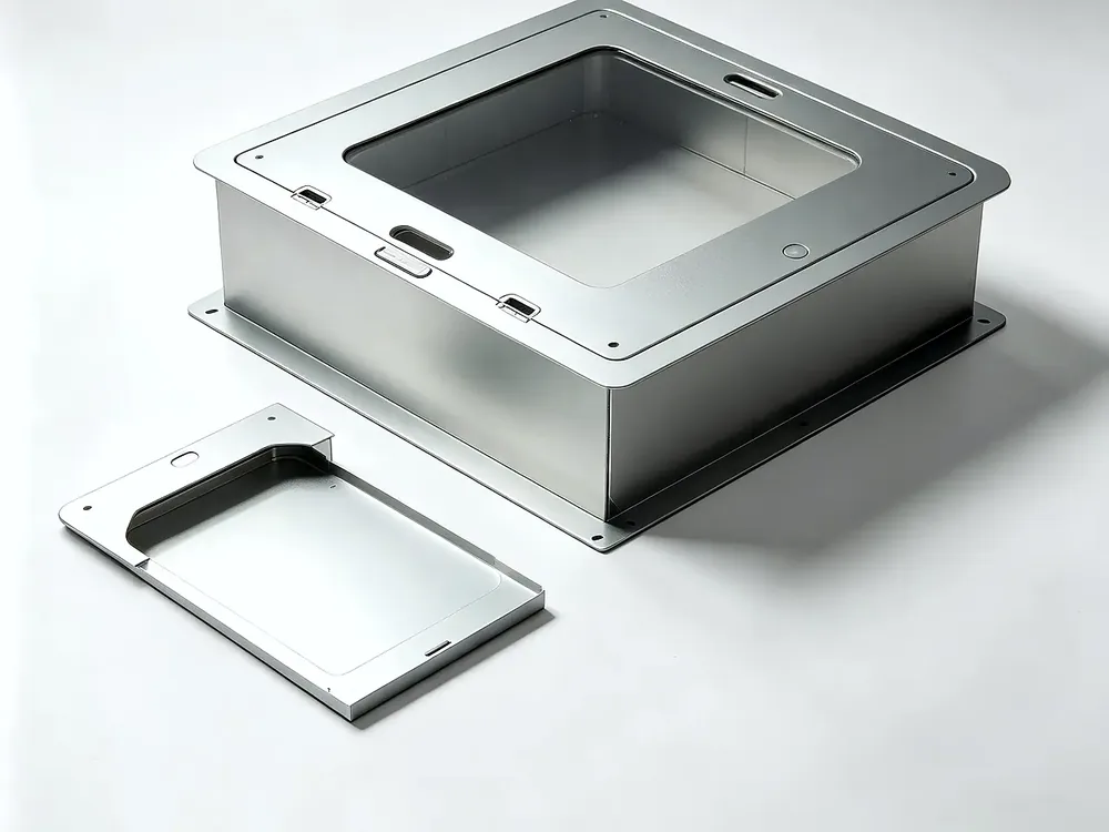 Precision sheet metal instrument enclosure