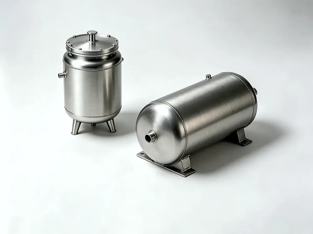 Stainless steel tanks and process vessels